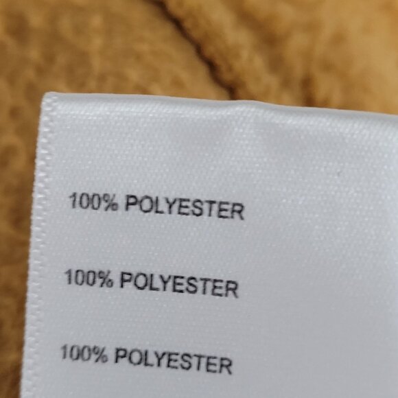 Urban Outfitters Yellow Fleece 1/4 Zip Collared Pullover Jacket Size Small S - Picture 4 of 12